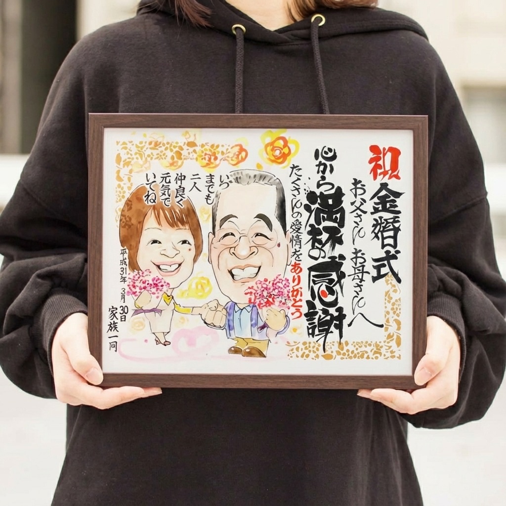 Sサイズの似顔絵