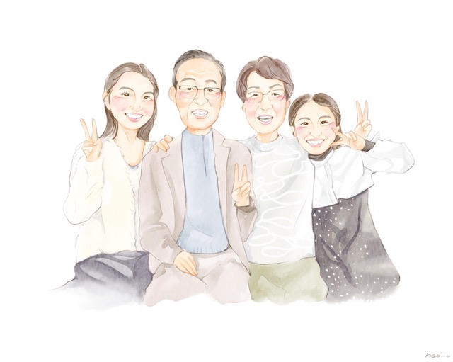 似顔絵サンクスボード