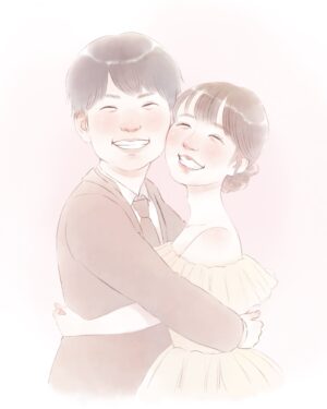 結婚式 似顔絵