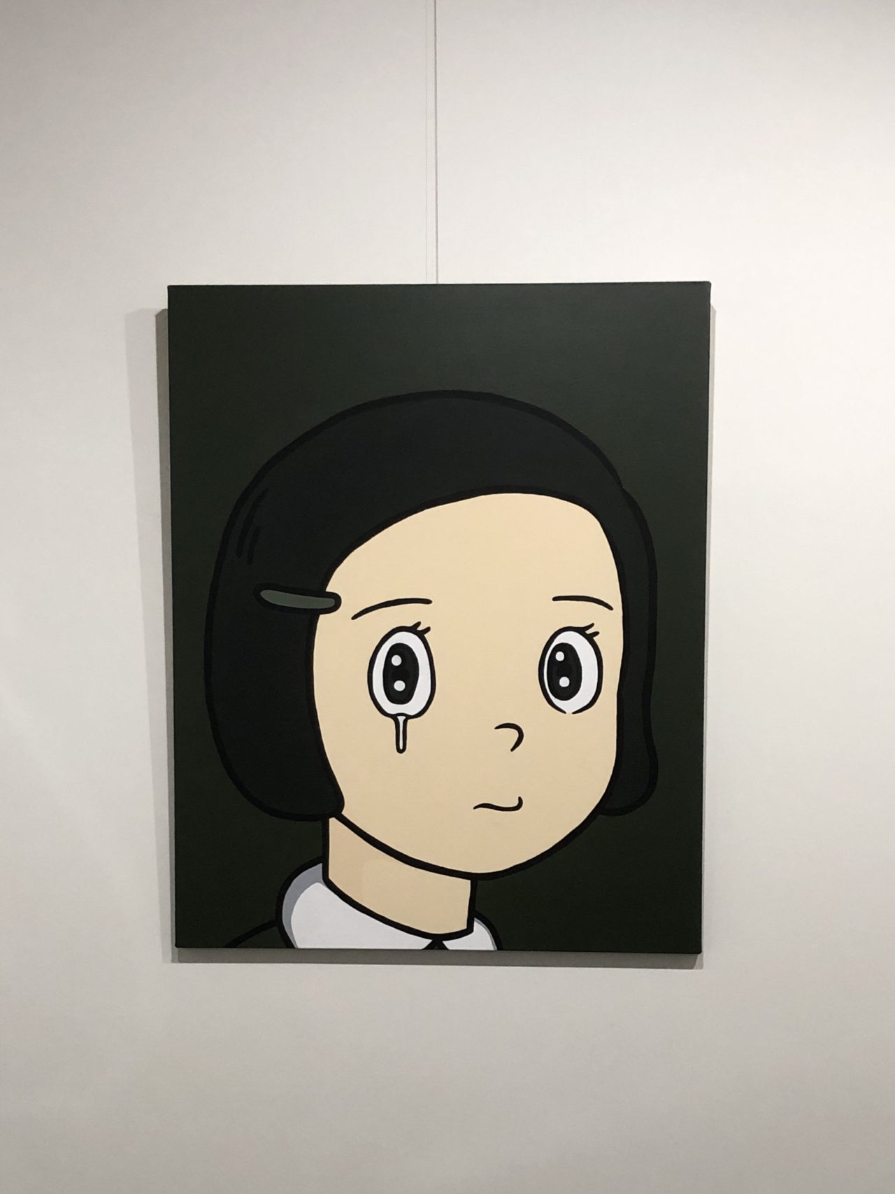 泣く女性をテーマにした、eyewater 展示してます
