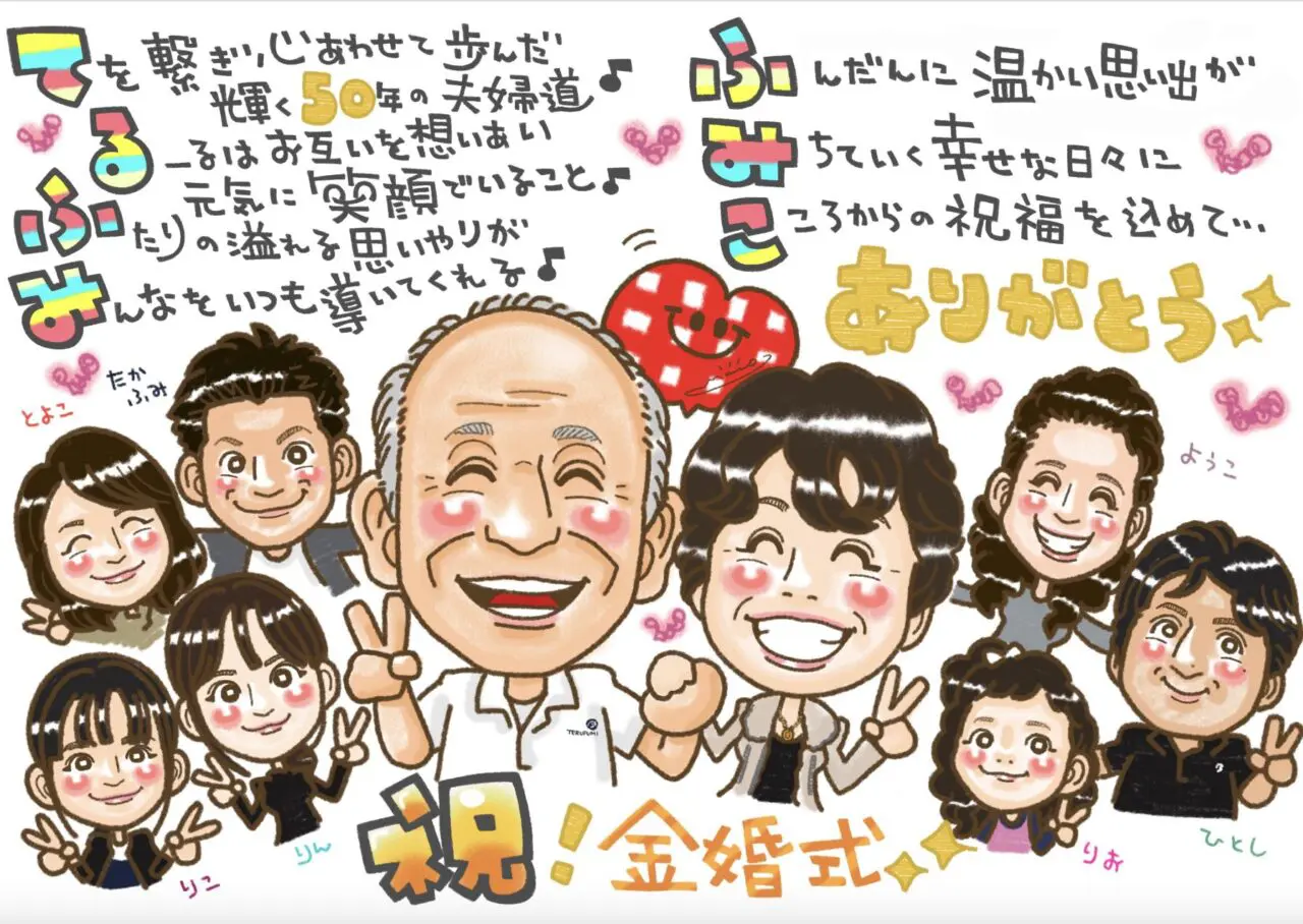 シーン別 名前ポエムの作り方 サンプル作品も多数 | 似顔絵をオーダー