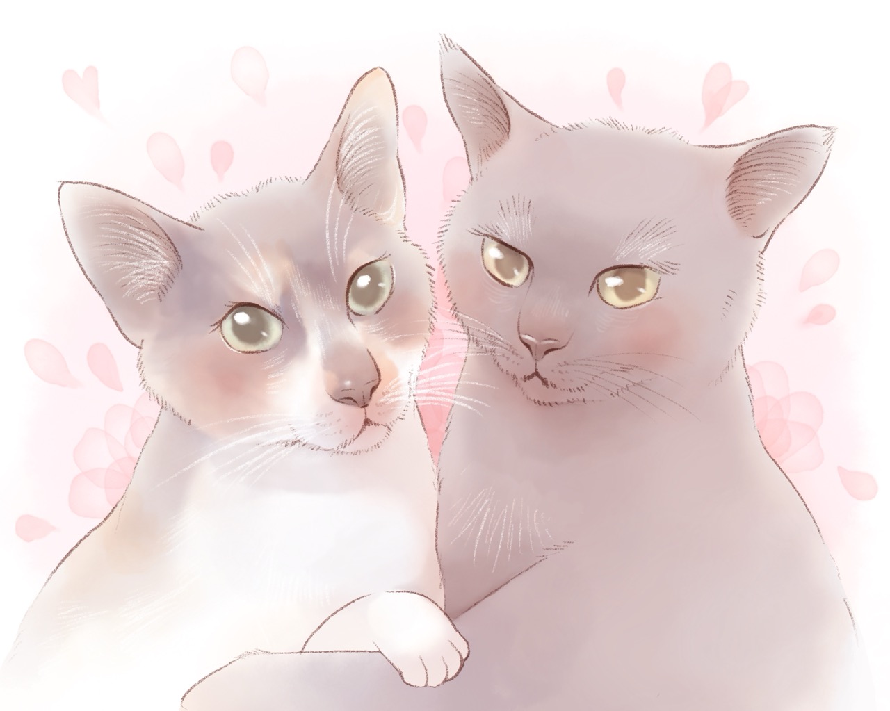 ペットの似顔絵