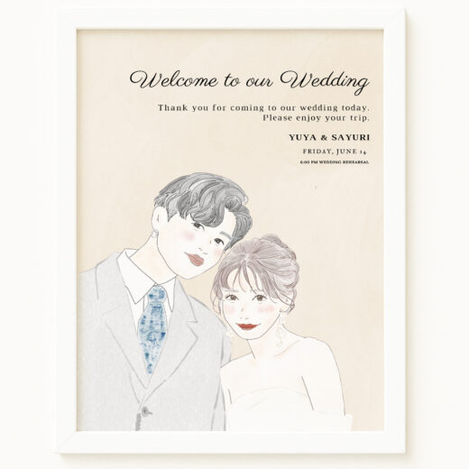 似顔絵ウェディング