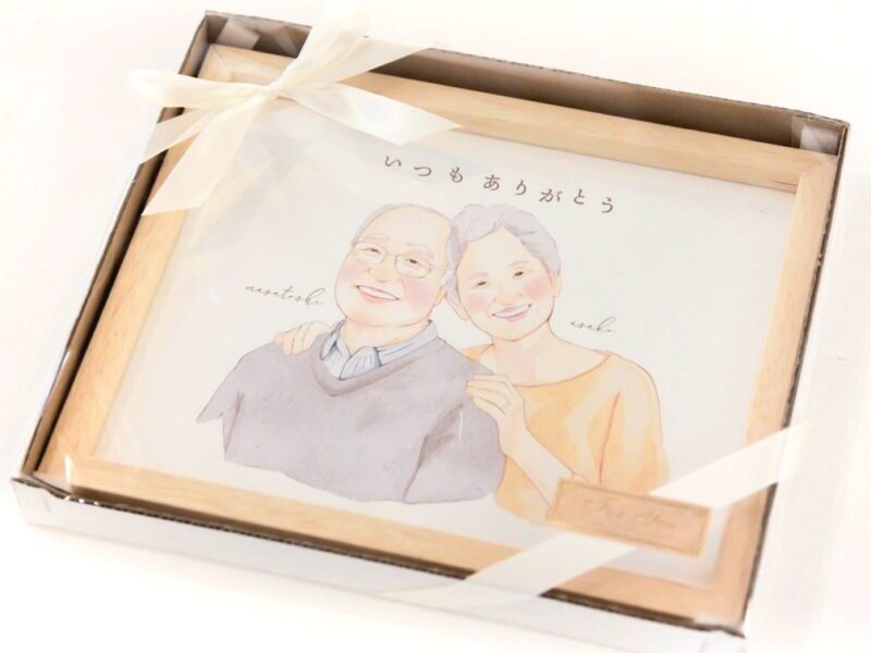 金婚式(結婚50周年)に贈りたい!人気の似顔絵ランキング