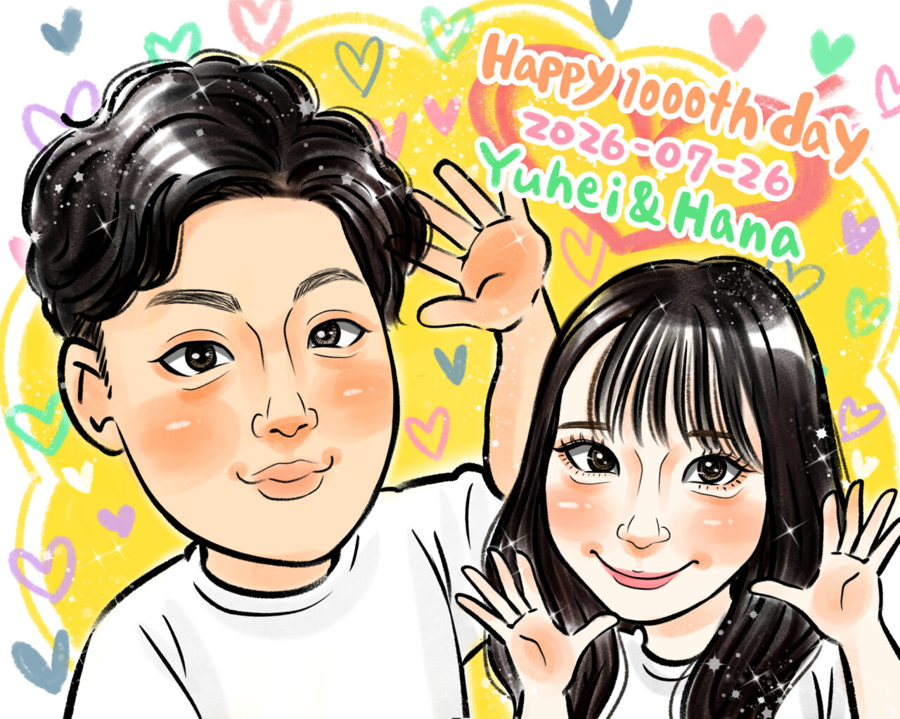 【2026年版】安い！予算1万円以内で似顔絵プレゼント　500円・1000円・2000円・3000円・5000円