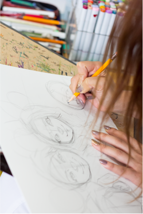 高いクオリティの似顔絵を制作することで地方にいながら全国のお客様に喜んでいただける