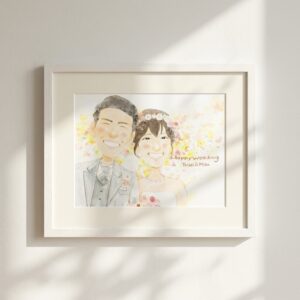 ウェルカムボード 似顔絵のギフト