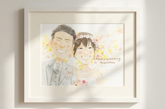 似顔絵ウェルカムボード