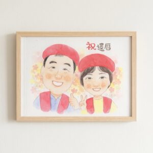 還暦祝い 似顔絵のギフト