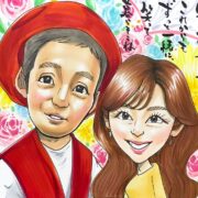 似顔絵誕生日プレゼント