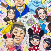 似顔絵誕生日プレゼント