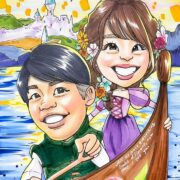 似顔絵ウェルカムボード