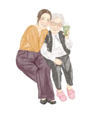 おばあちゃんと一緒に