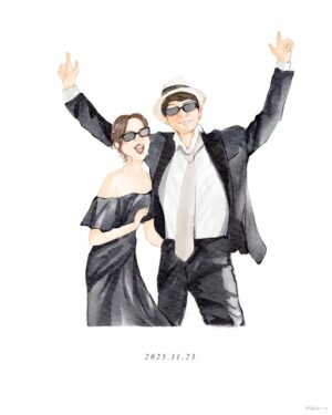結婚式ウェルカムボードおしゃれなイラスト