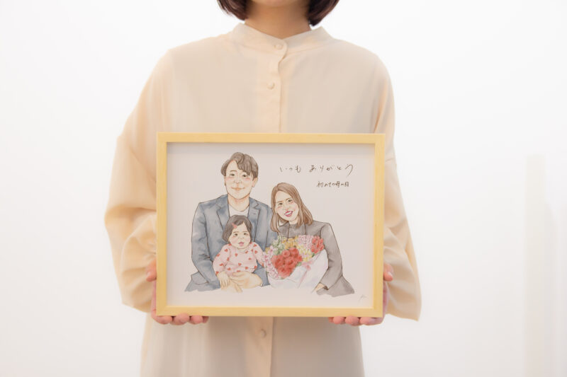 Mサイズ 額装・印刷