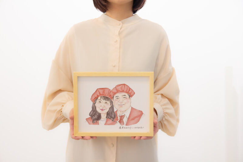 Sサイズ 額装・印刷