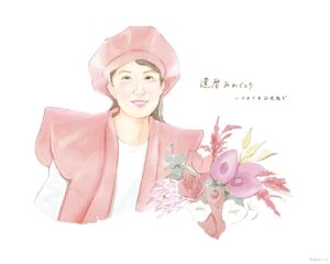 還暦祝い　似顔絵