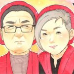 還暦祝い　似顔絵